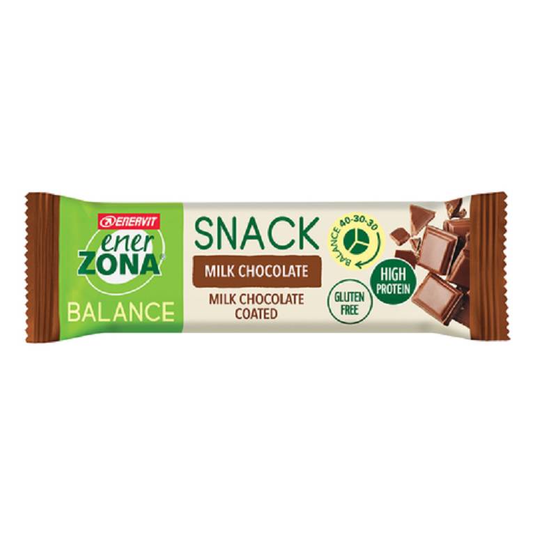 ENERZONA SNACK MILK CHOCO 33G